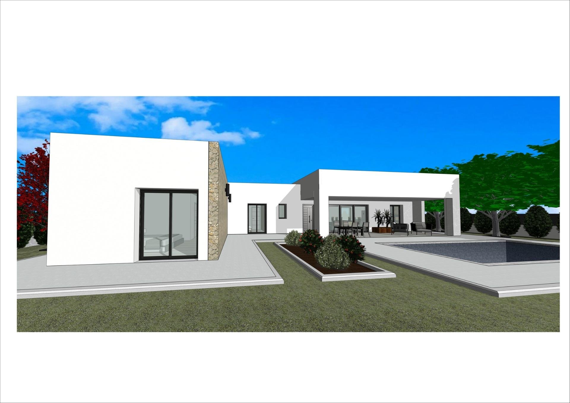 Villa i Pinoso, Alicante, Spanien 2 sovrum, 123 kvm. Nr. 103338