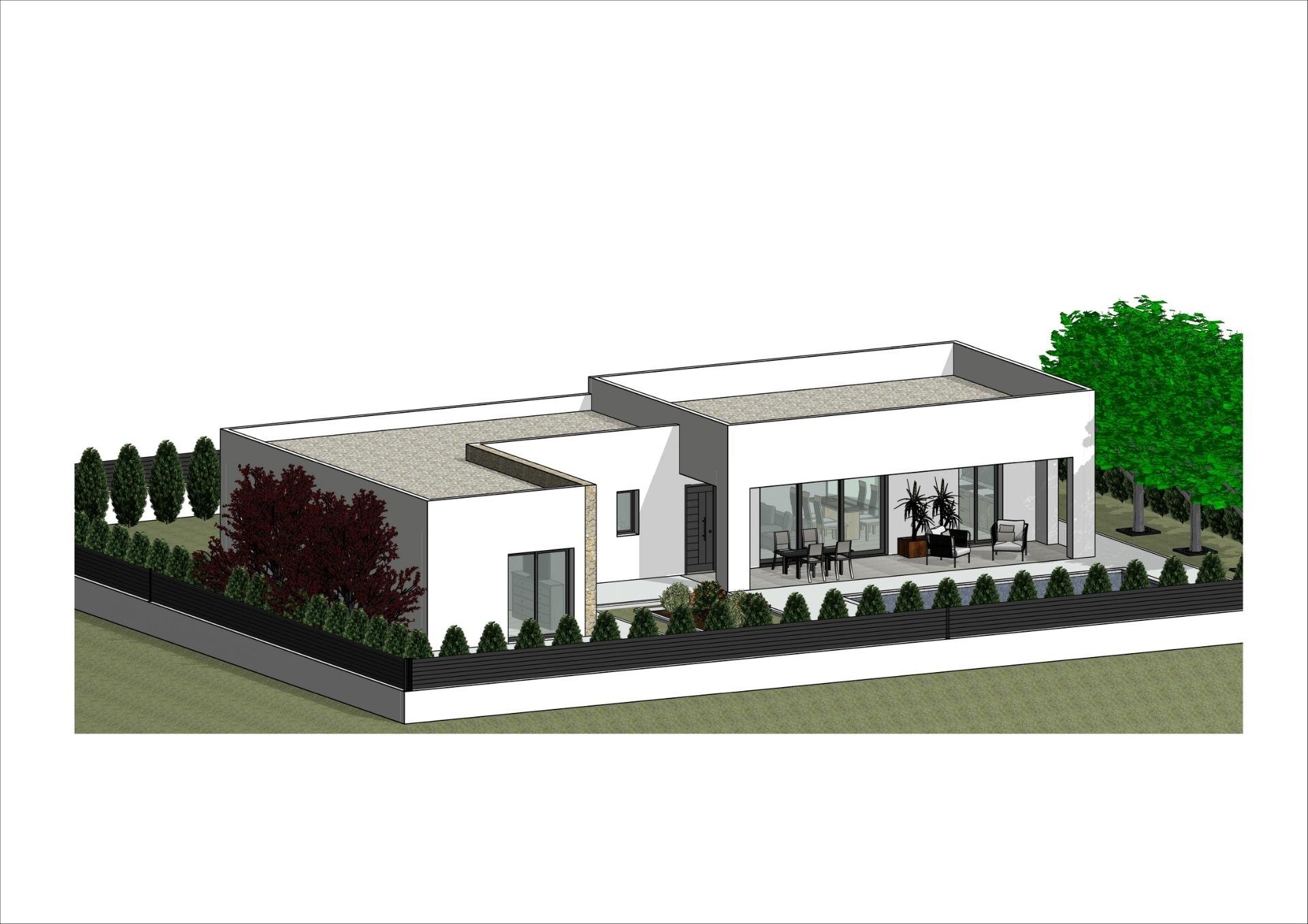 Villa i Pinoso, Alicante, Spanien 2 sovrum, 123 kvm. Nr. 103338