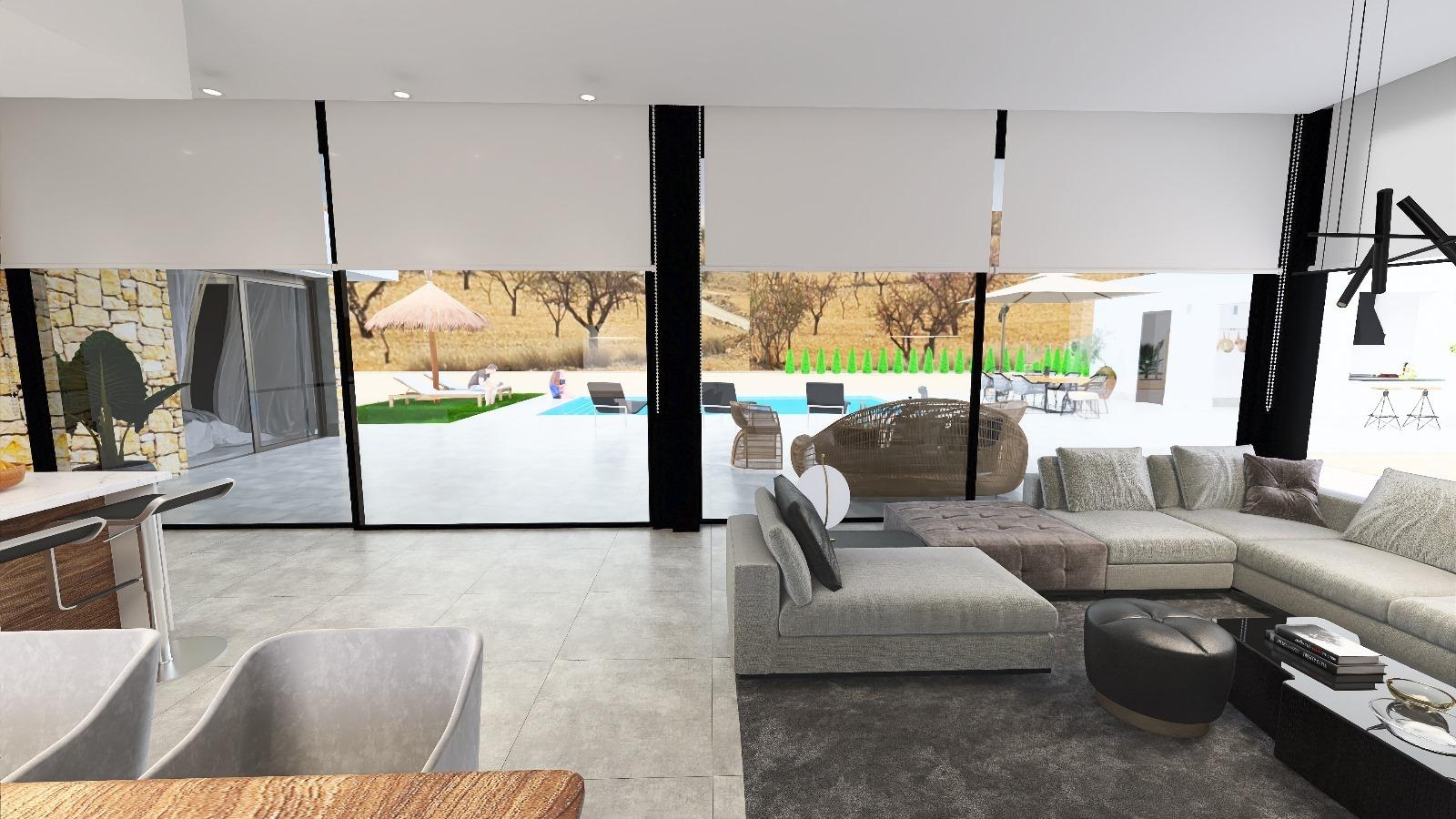Villa i Pinoso, Alicante, Spanien 2 sovrum, 123 kvm. Nr. 103338