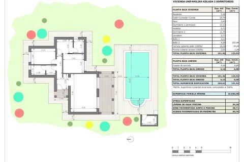 Продажа виллы в Пиносо, Аликанте, Испания 2 спальни, 131м2 №170874 - фото 6