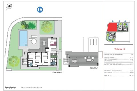 Villa en venta en Els Poblets, Alicante, España 3 dormitorios, 98 m2 No. 170875 - foto 2