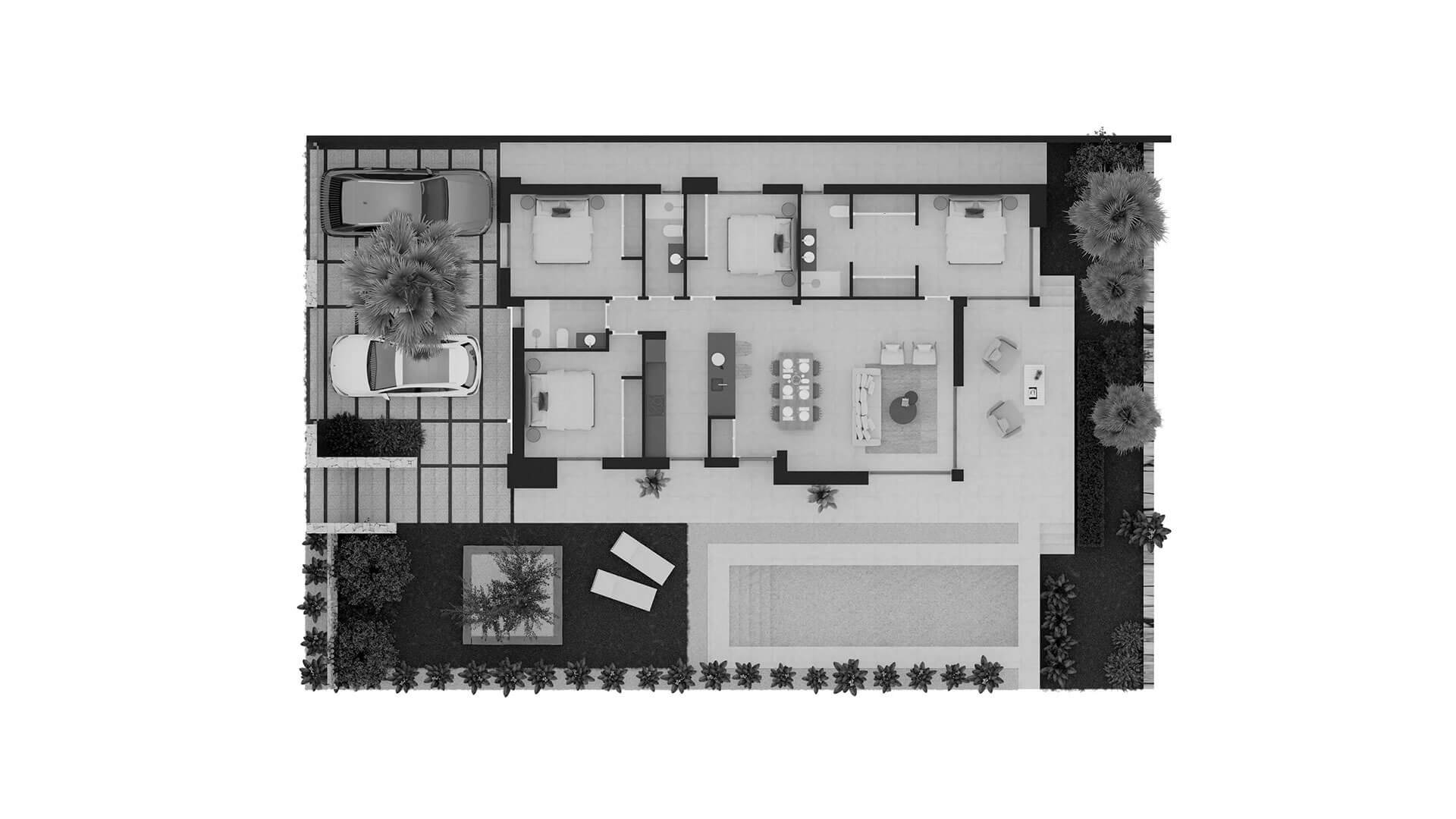 Villa La Pinada Nature Resort, Finestrat, Alicante, Spānijā 4 istabas, 122.23 m2 Nr. 147288