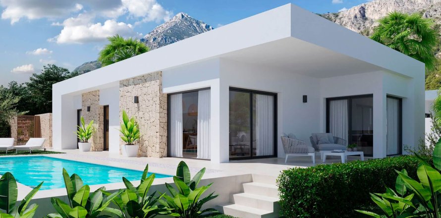 Villa in La Pinada Nature Resort, Finestrat, Alicante, Spa, 4 bedrooms, 122.23 sq.m. No. 147288