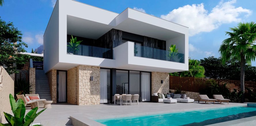 Villa in La Pinada Nature Resort, Finestrat, Alicante, Spa, 3 bedrooms, 178.41 sq.m. No. 147290