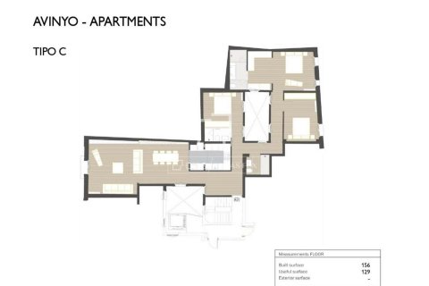 Lägenhet för uthyrning i Barcelona, Spanien 3 sovrum, 156 kvm. Nr. 161365 - foto 26