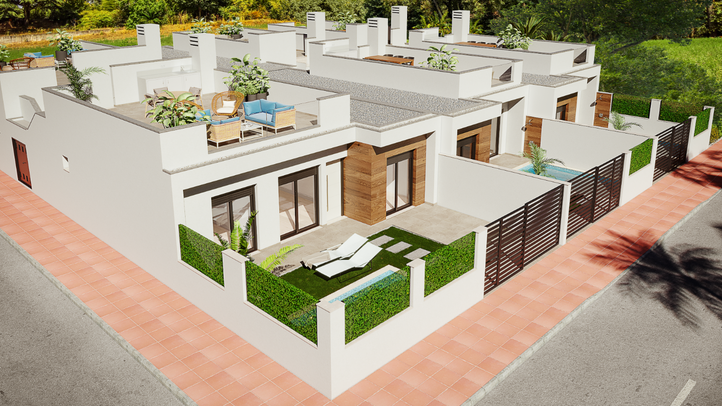Villa in Dolores De Pacheco, Murcia, Spanien 3 Schlafzimmer, 90 m2 Nr. 80983
