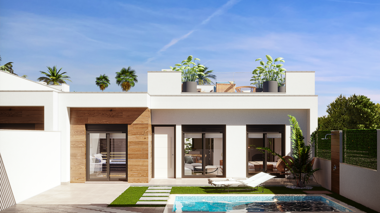 Villa in Dolores De Pacheco, Murcia, Spanien 3 Schlafzimmer, 90 m2 Nr. 80983