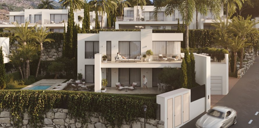 Villa i Mijas, Malaga, Spanien 4 sovrum, 219 kvm. Nr. 162365