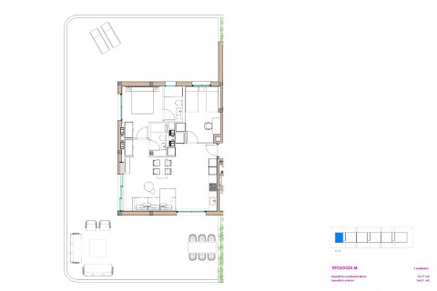 Dzīvoklis pārdošanā Moncofa, Castellon, Spānijā 2 istabas, 76 m2 Nr. 180896 - attēls 18
