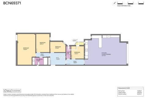 Apartment for sale in Barcelona, Spain 4 bedrooms, 124 sq.m. No. 167979 - photo 23