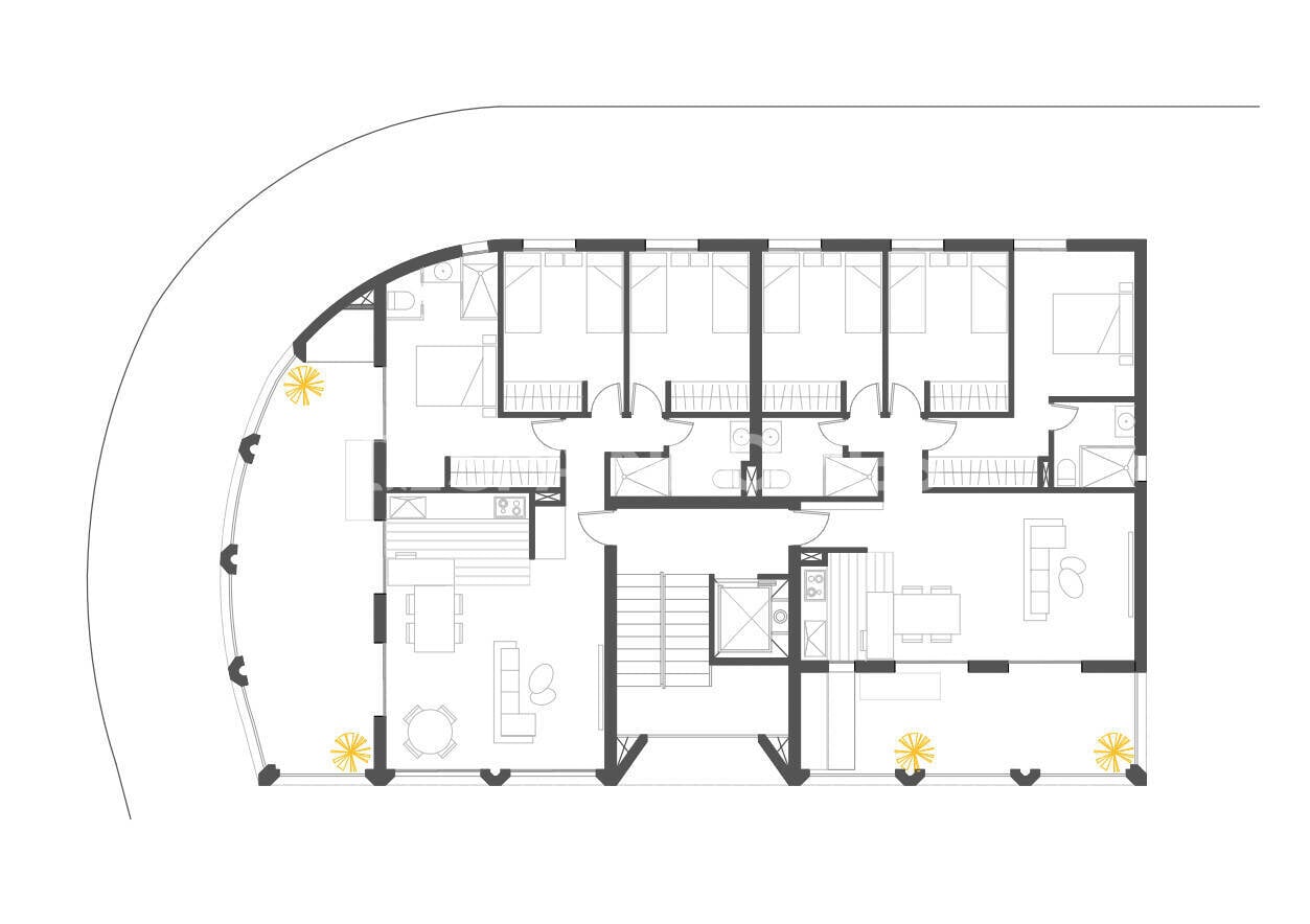 Huoneisto Villajoyosa, Alicante, Espanja 3 makuuhuonetta, 83 m2 No. 142684