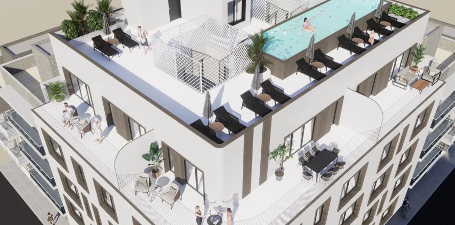 Apartment Torrevieja, Alicante, Spain 2 bedrooms, 54 sq.m. No. 133912