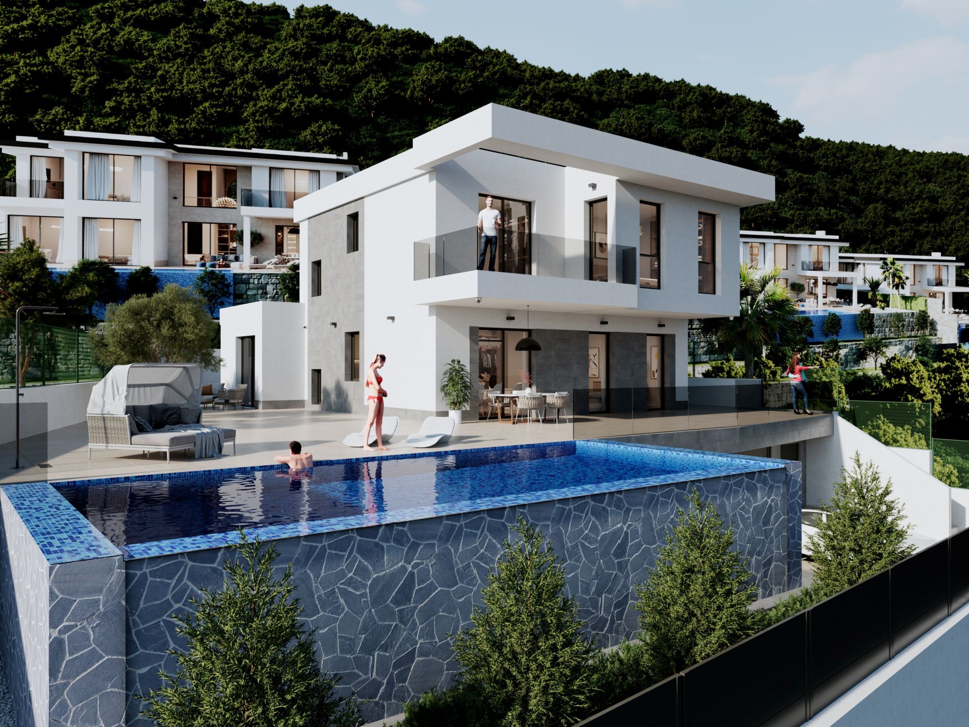 Villa a Finestrat, Alicante, Spagna 4 camere da letto, 400 mq. N° 168194