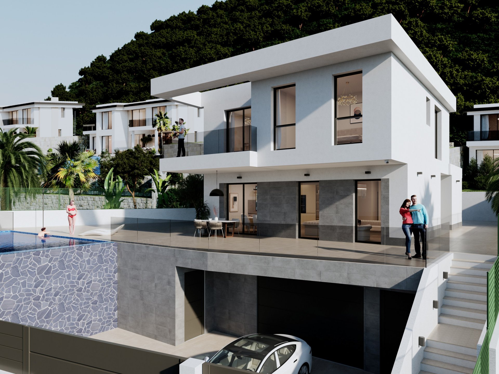 Villa a Finestrat, Alicante, Spagna 4 camere da letto, 400 mq. N° 168194