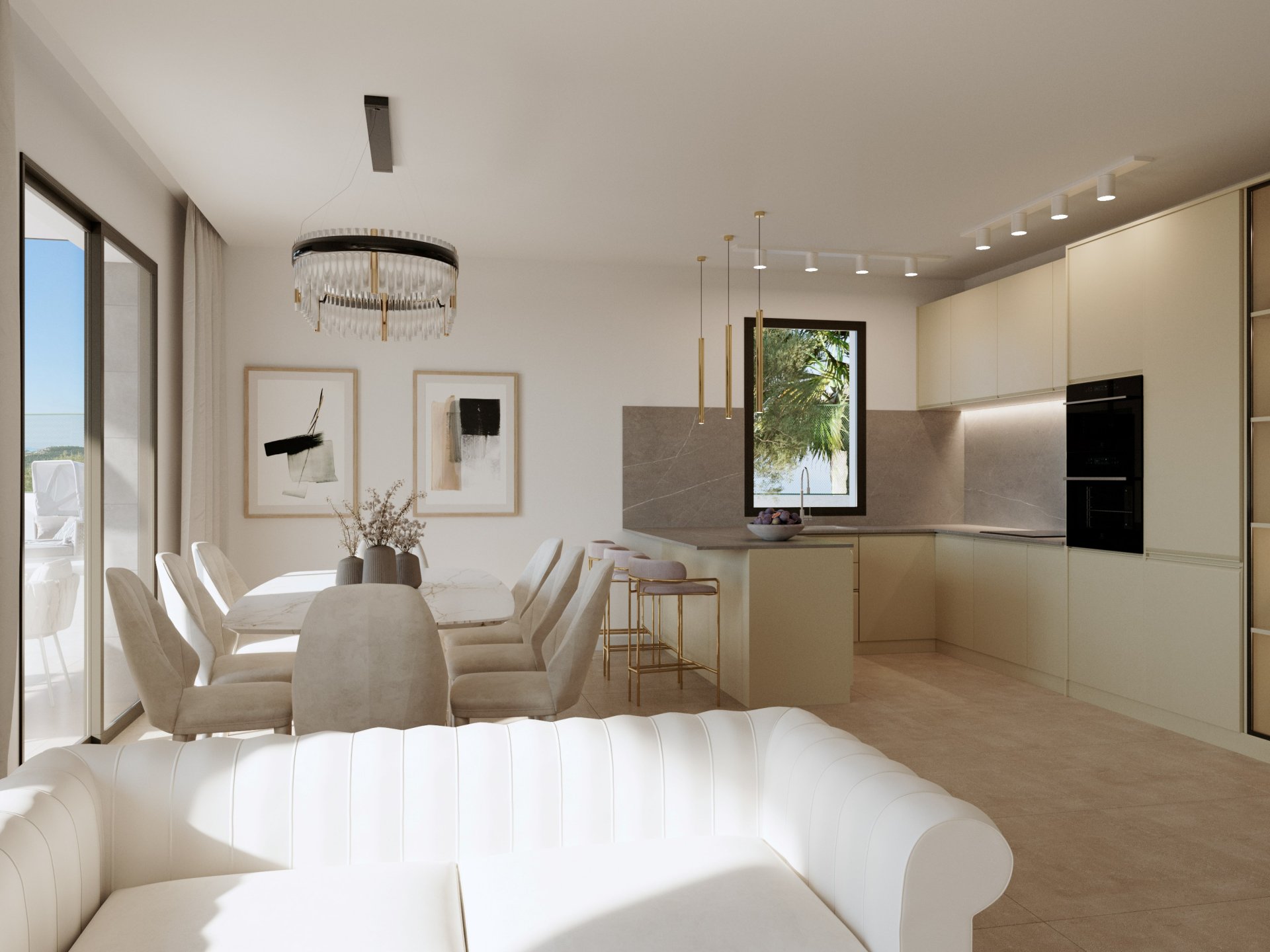 Villa a Finestrat, Alicante, Spagna 4 camere da letto, 400 mq. N° 168194