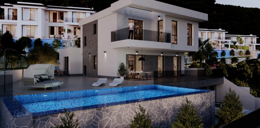 Villa in Finestrat, Alicante, Spain 4 bedrooms, 400 sq.m. No. 168194