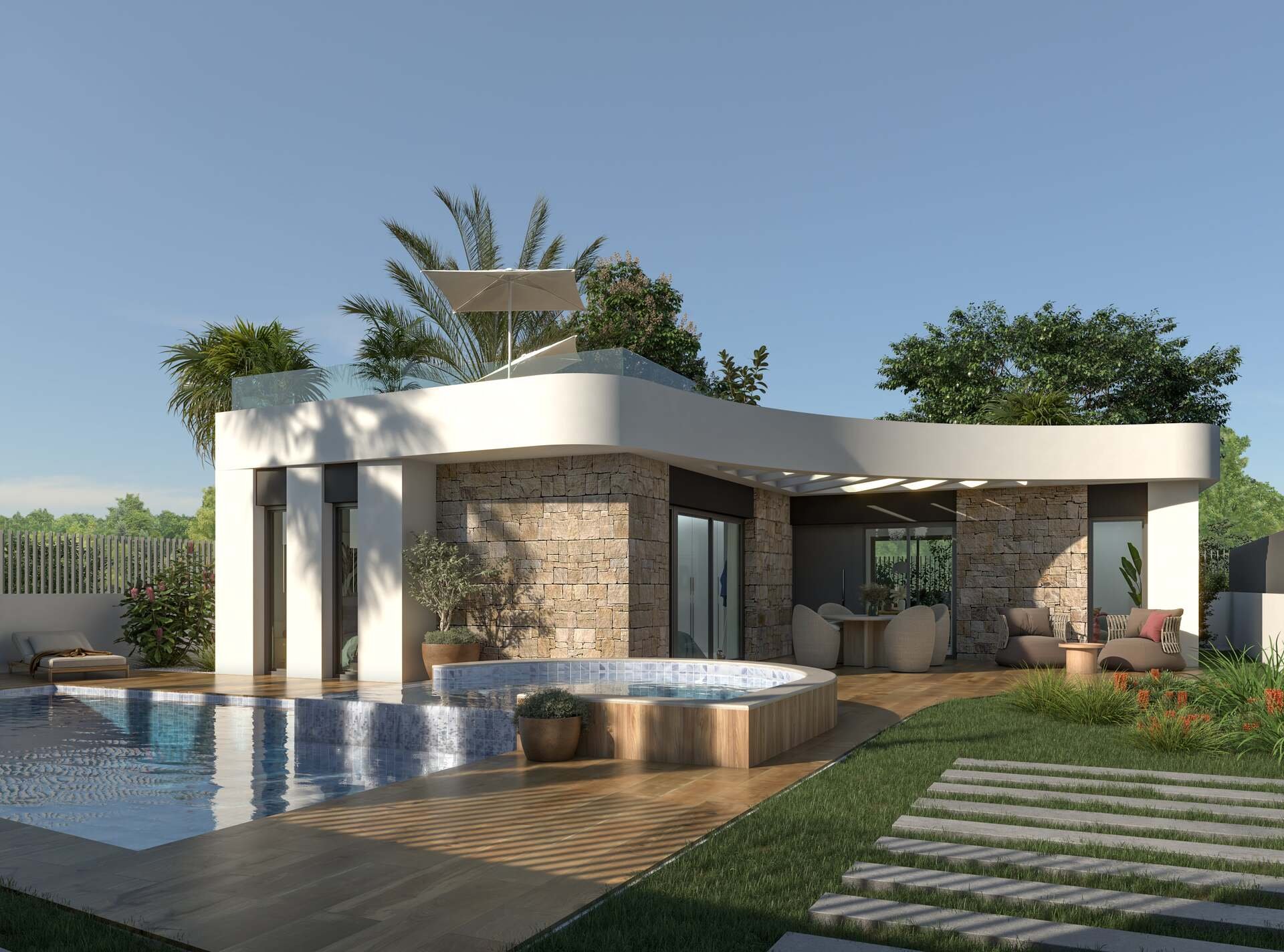 Villa a Los Montesinos, Alicante, Spagna 3 camere da letto, 117 mq. N° 143233