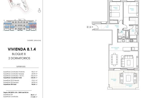 Penthauss pārdošanā Casares, Malaga, Spānijā 3 istabas, 86 m2 Nr. 155724 - attēls 6