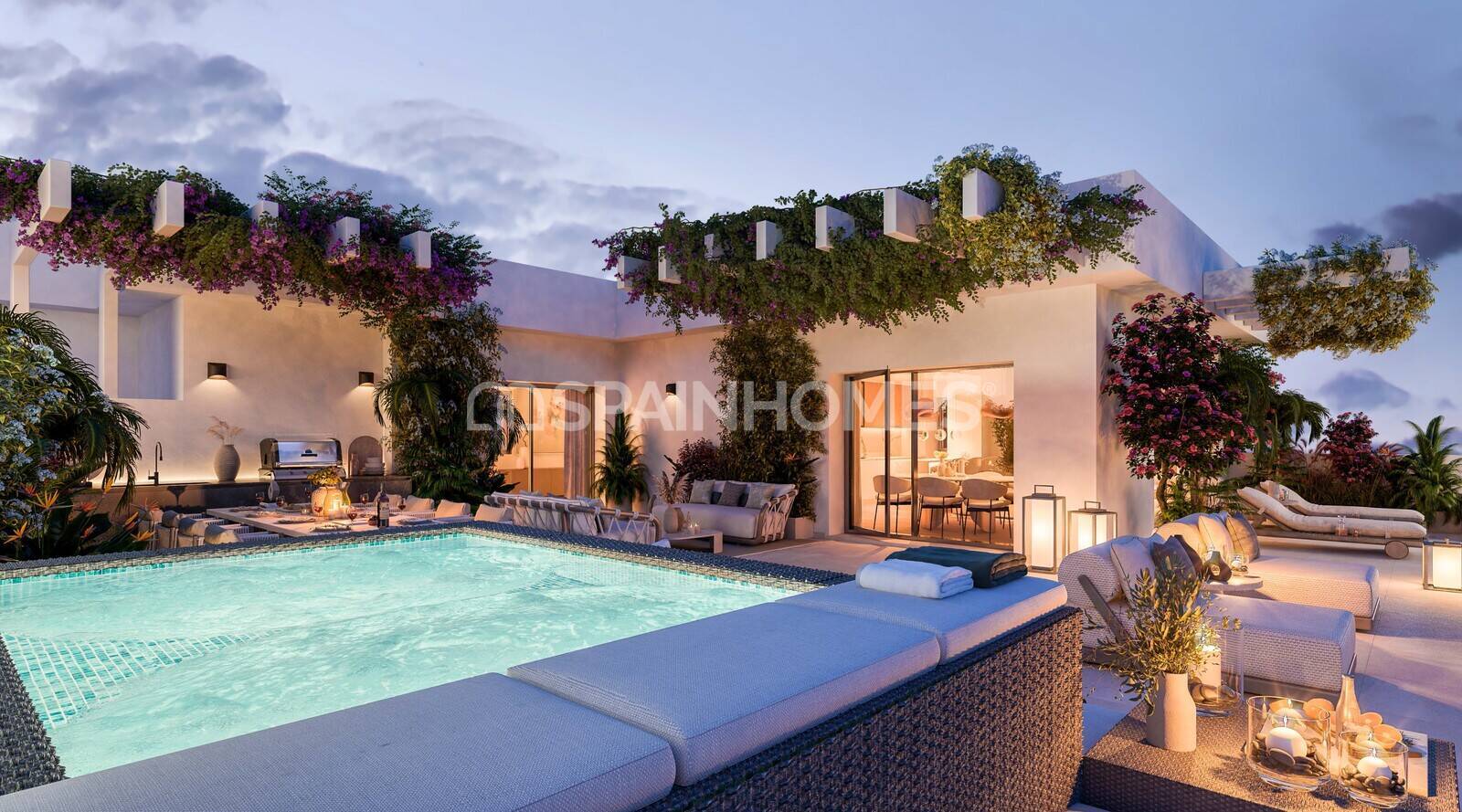Penthouse in Casares, Malaga, Spain 3 bedrooms, 86 sq.m. No. 155724