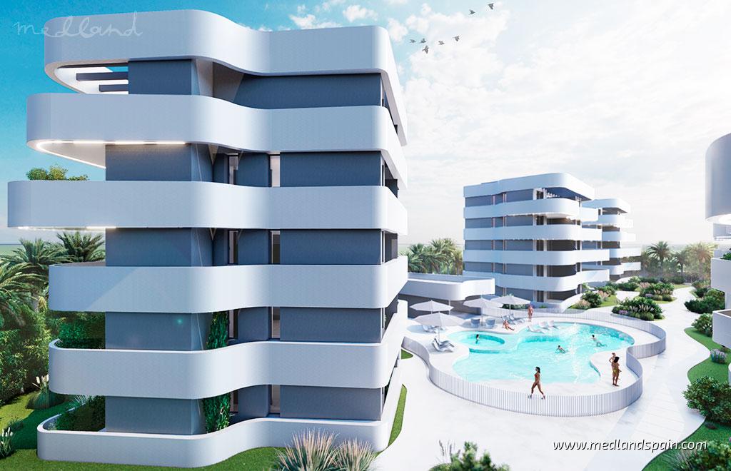 Apartment à Guardamar del Segura, Alicante, Espagne 2 chambres, 78 m2 No. 148470