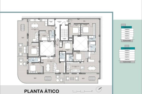 Penthäuser zum Verkauf in Torrevieja, Alicante, Spanien 2 Schlafzimmer, 54 m2 Nr. 140107 - Foto 12