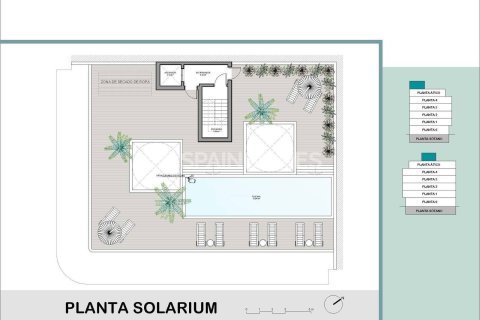 Penthouse w Torrevieja, Alicante, Hiszpania 3 sypialnie, 107 mkw. nr 140108 – zdjęcie 13