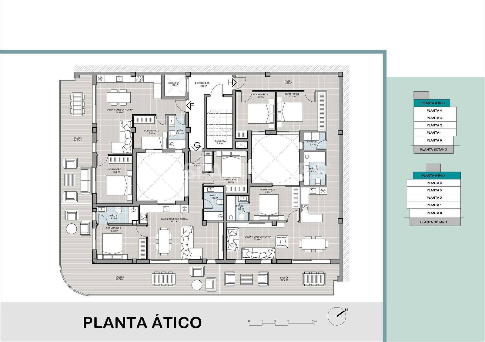 Apartamento en Torrevieja, Alicante, España 2 dormitorios, 61 m2 No. 140106