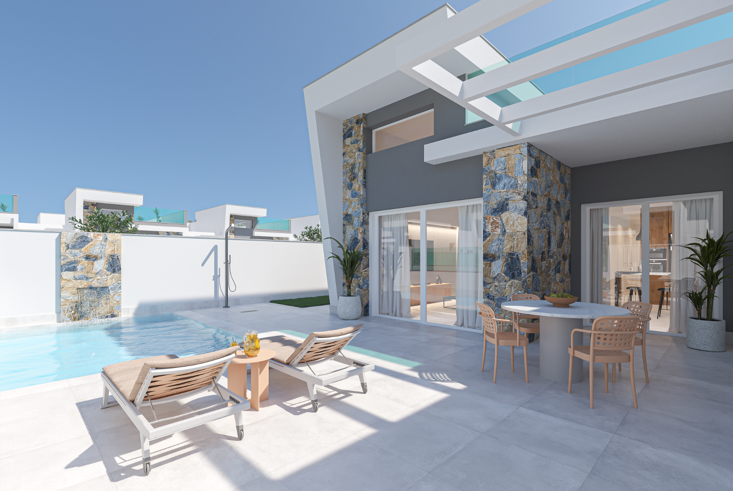 Villa en Los Alcázares, Murcia, España 3 dormitorios, 105 m2 No. 149159