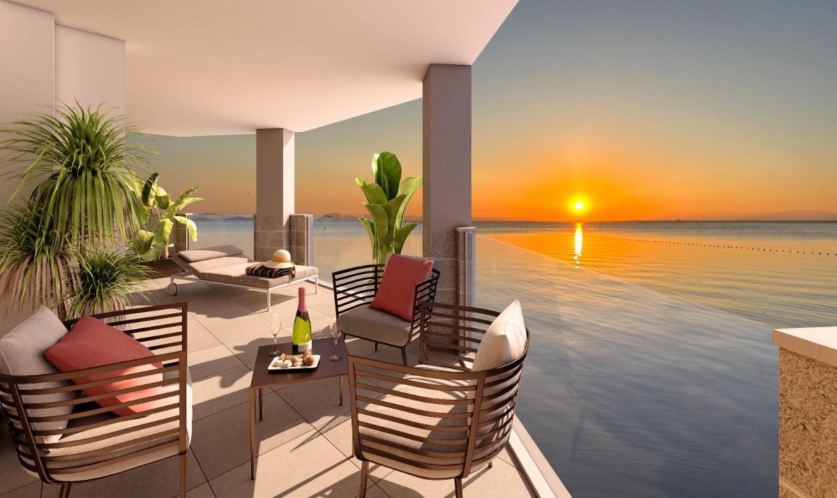 Lägenhet i La Manga del Mar Menor, Murcia, Spanien 1 sovrum, 78 kvm. Nr. 149155