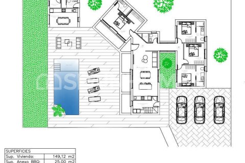 Villa in vendita a Algorfa, Alicante, Spagna 5 camere da letto, 381 mq. N° 147510 - foto 23