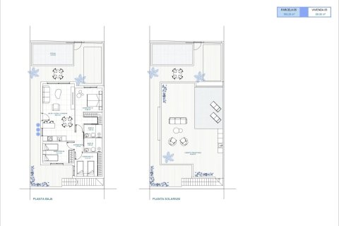 Villa till salu i Torre-Pacheco, Murcia, Spanien 3 sovrum, 88 kvm. Nr. 151526 - foto 9