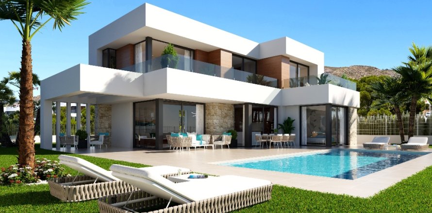 Huvila Benidorm, Alicante, Espanja 4 makuuhuonetta, 182 m2 No. 144715