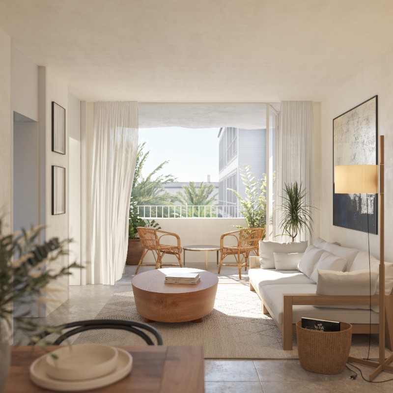Lägenhet i Torrevieja, Alicante, Spanien 2 sovrum, 60 kvm. Nr. 144897