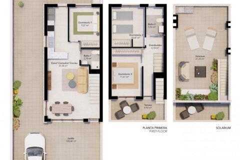 Продажа дома в Пилар де ла Орадада, Аликанте, Испания 3 спальни, 95м2 №142860 - фото 7