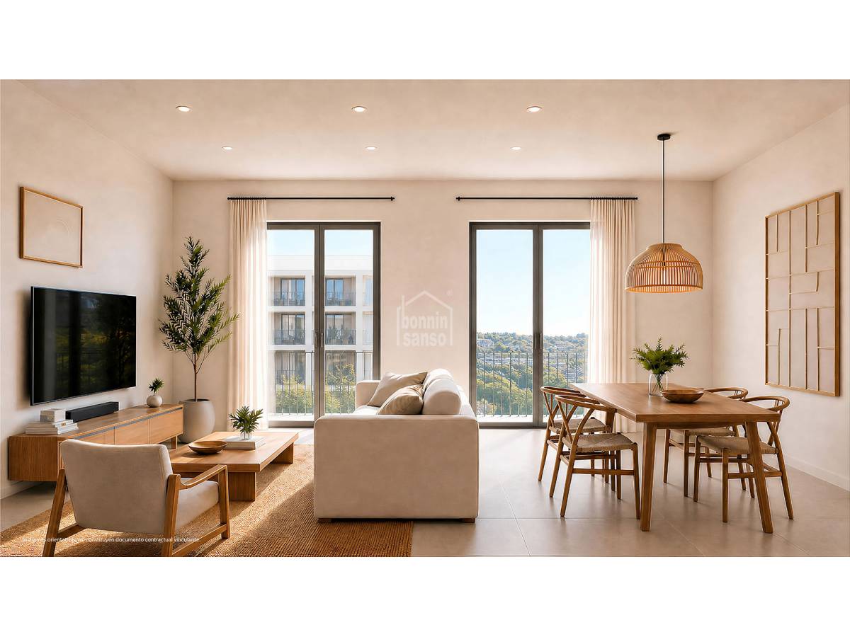Apartamento en Mahon, Menorca, España 3 dormitorios, 82 m2 No. 190496