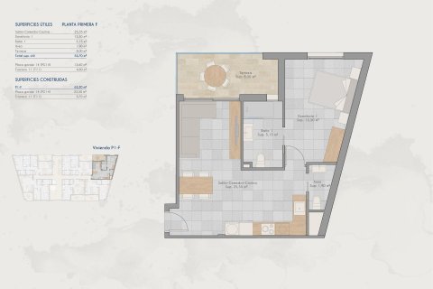 Huoneisto myytävänä Lo Pagan, Murcia, Espanja, 1 makuuhuone, 63 m2 No. 161212 - kuva 11