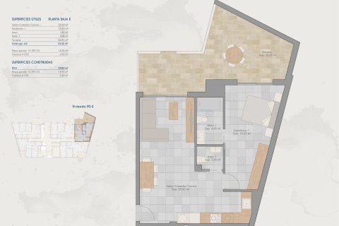 Huoneisto myytävänä Lo Pagan, Murcia, Espanja, 1 makuuhuone, 59 m2 No. 161209 - kuva 11