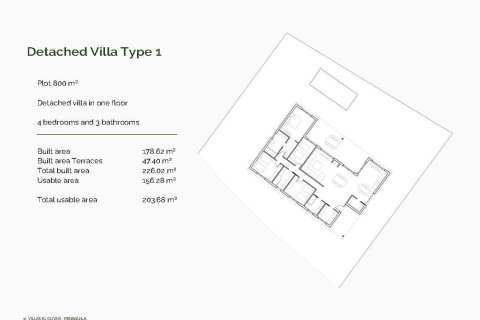 Villa till salu i Penaguila, Alicante, Spanien 4 sovrum, 178 kvm. Nr. 171036 - foto 10