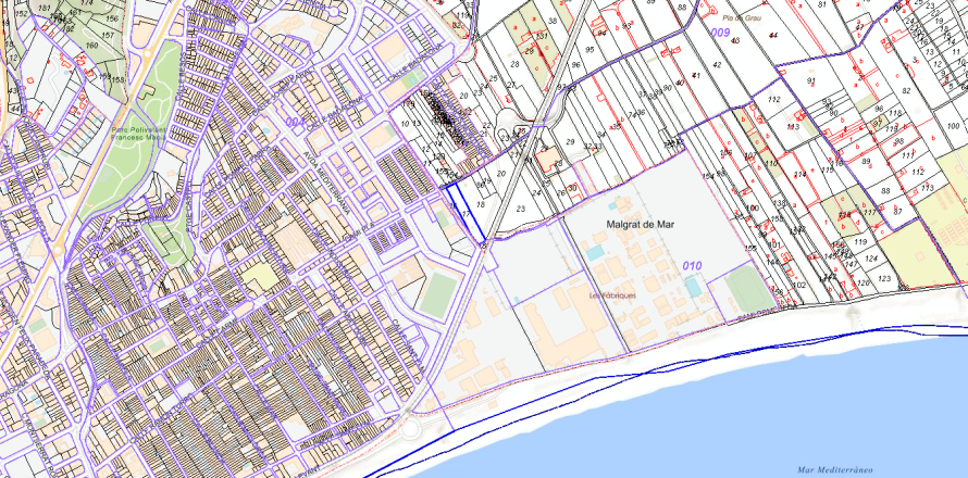 Land plot in Malgrat de Mar, Barcelona, Spain No. 186539