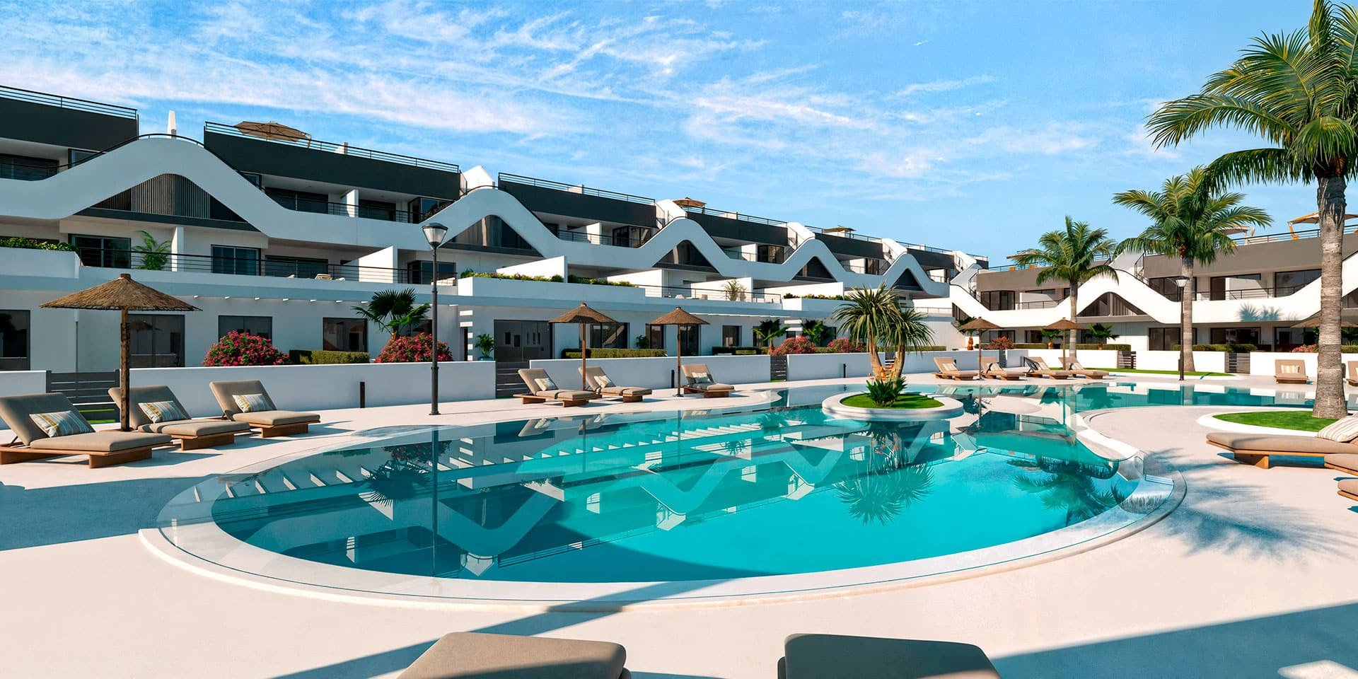 Бунгало в Л'Альфас дель Пи, Аликанте, Испания 2 спальни, 74м2 №195243