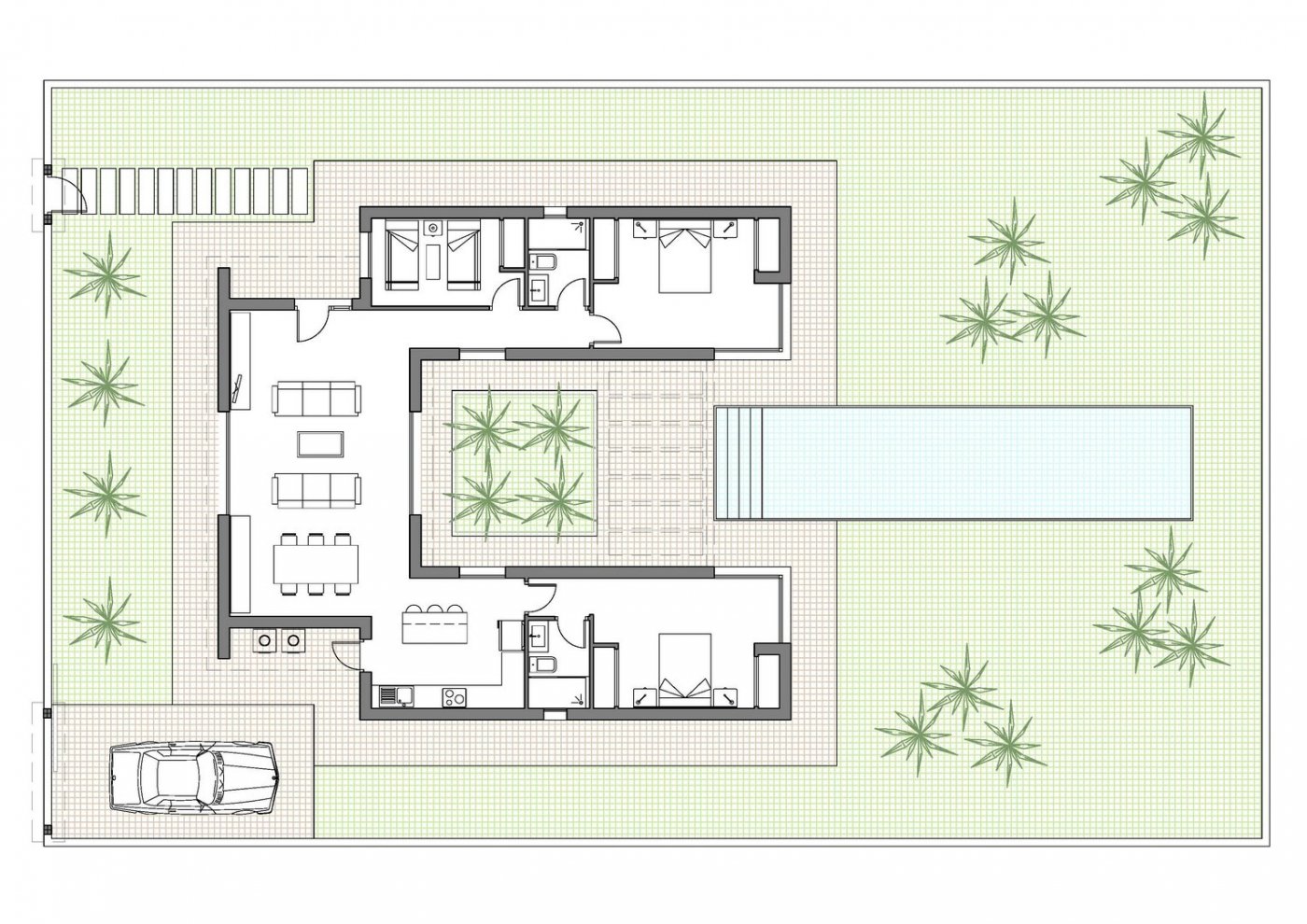 Villa in Benijofar, Alicante, Spain 3 bedrooms, 156 sq.m. No. 75474