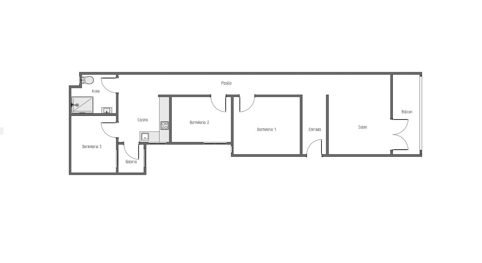 Wohnung in Alicante, Spanien 2 Schlafzimmer, 71 m2 Nr. 182991