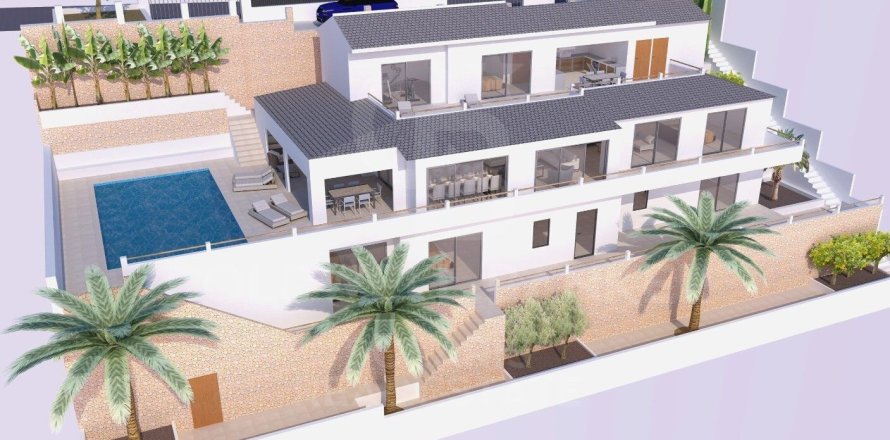 Huvila Javea, Alicante, Espanja 5 makuuhuonetta,  No. 157286