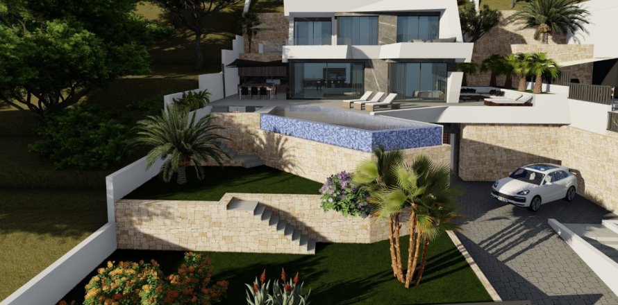 Villa en Calpe, Alicante, España 4 dormitorios, 489 m2 No. 133976