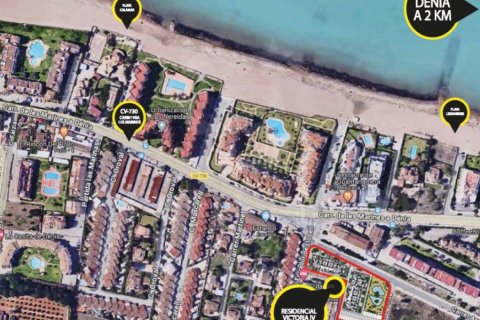 Huoneisto myytävänä Denia, Alicante, Espanja, 2 makuuhuonetta, 72 m2 No. 157032 - kuva 5