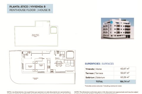 Apartament w Torrevieja, Alicante, Hiszpania 2 sypialnie, 62 mkw. nr 192294 – zdjęcie 22