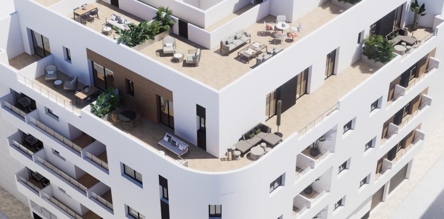 Apartament w Torrevieja, Alicante, Hiszpania 2 sypialnie, 62 mkw. nr 192294