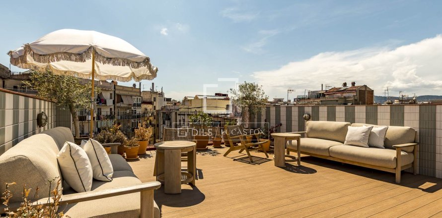 Penthouse w Barcelona, Hiszpania 2 sypialnie, 54 mkw. nr 150549