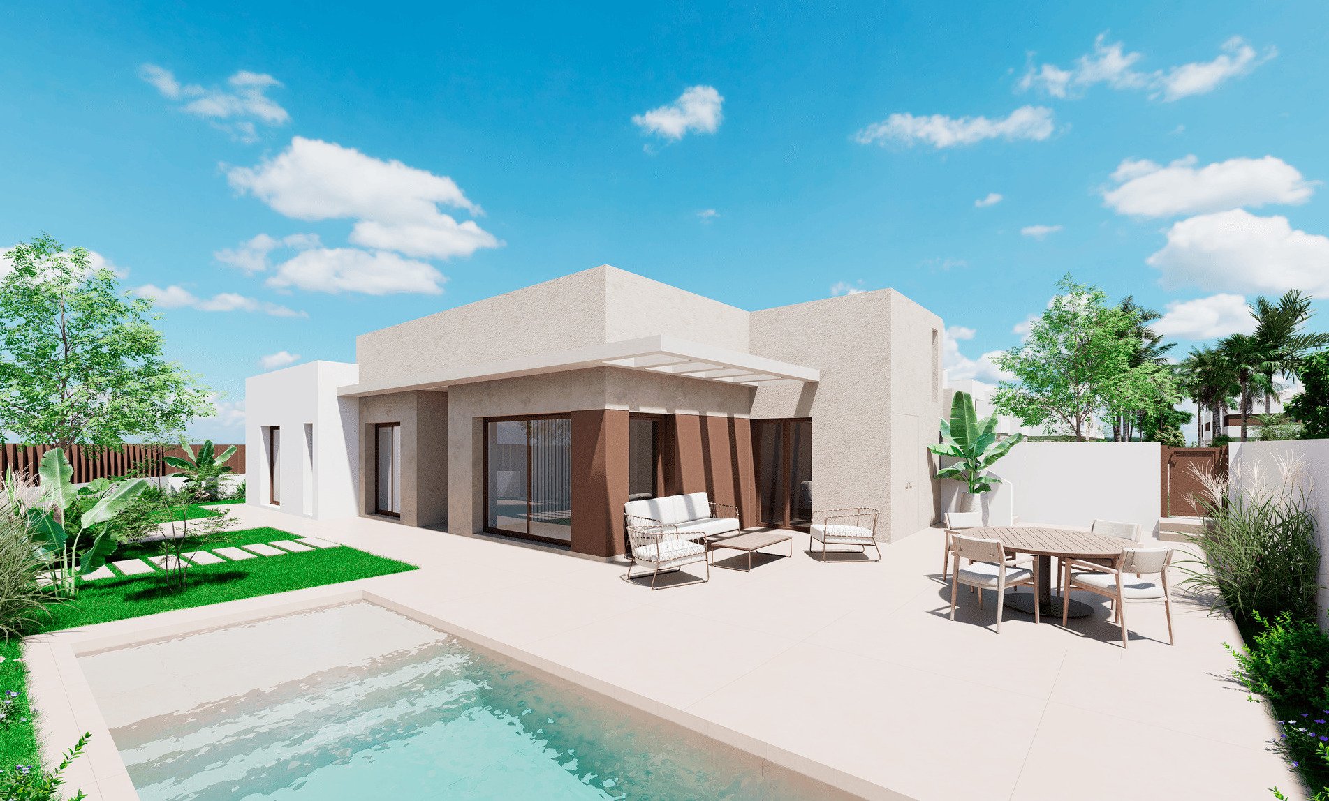 Villa en Los Alcázares, Murcia, España 3 dormitorios, 112 m2 No. 138419