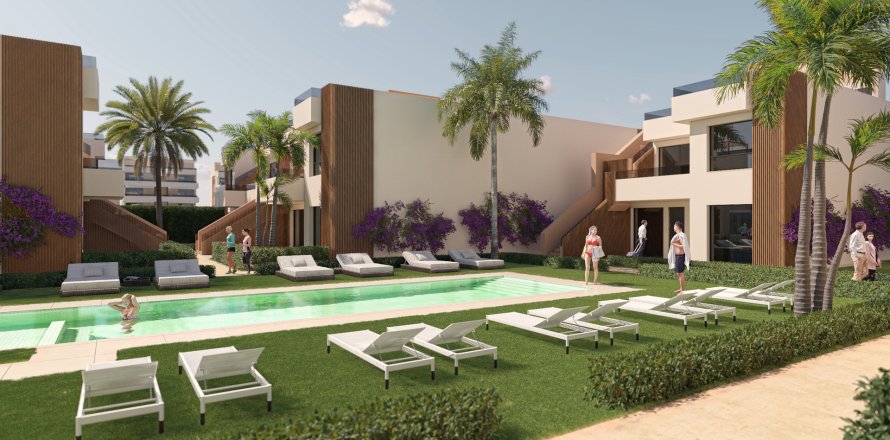 Bungalow a Los Guardianes, Murcia, Spagna 3 camere da letto, 88 mq. N° 136439